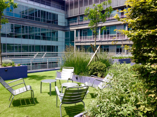 entretien espaces verts de bureaux d'entreprise