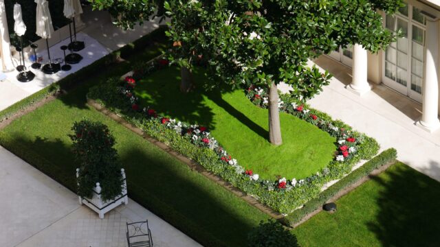 Création et entretien de jardin – Hôtel de luxe et palace – ©sauvaje