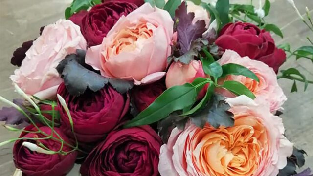 composition florale romantique @sauvaje