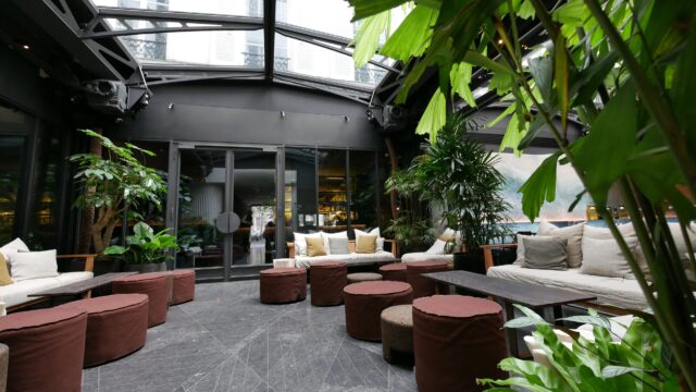 Création et entretien de paysage intérieur – Hôtel de luxe et palace – ©sauvaje
