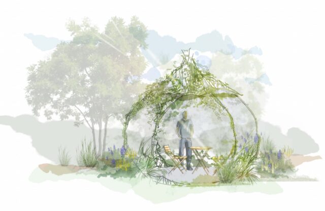Esquisse d&rsquo;un jardin privé